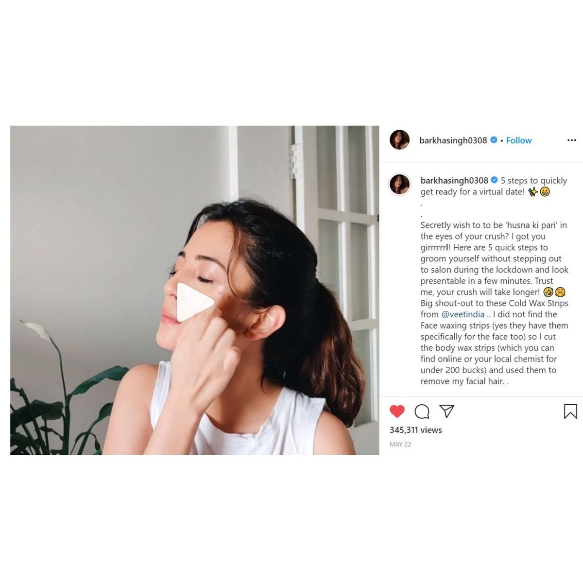 Sponso3's tweet photo. Campaign Snapshots!

RB tried “Moment Marketing” with its hair removal brand Veet. During the lockdown, when the salons were shut, it executed an influencer-driven campaign on social media.

#Veet #influencermarketing #influencers #digitalmarketing #socialmediamarketing #sponso https://t.co/gfc01JzuZr