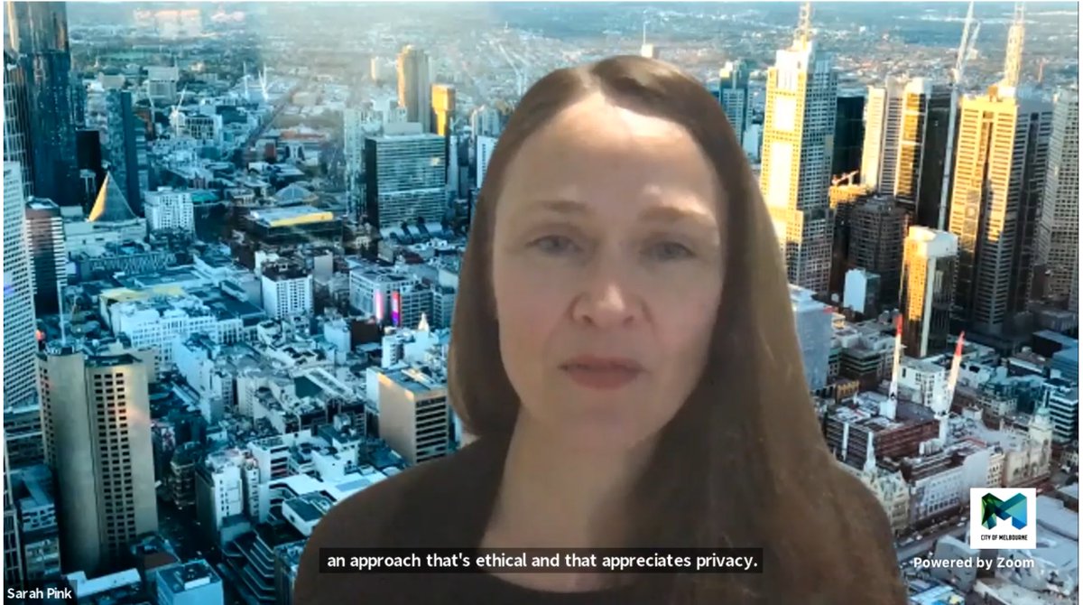 "People are never just citizens, never just users of technology, and never just consumers ... we need to understand them as people who live complex lives." - @pinkydigital on an ethics and people first approach to tech in <a href="/cityofmelbourne/">City of Melbourne</a>