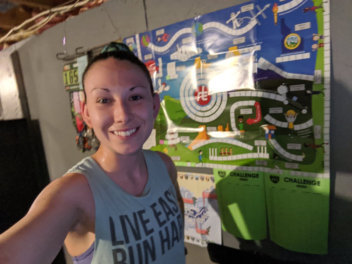 runnerantics's tweet image. Shakey, sweaty cooldown photo. Really got moving today with a walk, run, and some core!!
.
#runner