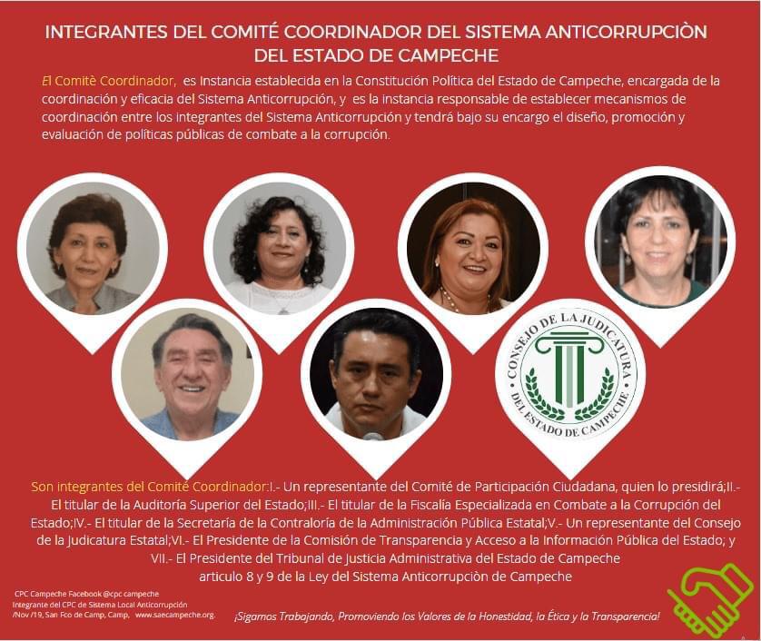 cpccampeche's tweet photo. El Comité Coordinador, es instancia establecida en la Constitución Política del Estado de Campeche, encargada de la coordinación entre los integrantes del Sistema Anticorrupción.
.
.
¡Sigamos Trabajando, Promoviendo los Valores de la Honestidad, la Ética y la Transparencia! https://t.co/yeDvAcMnHR