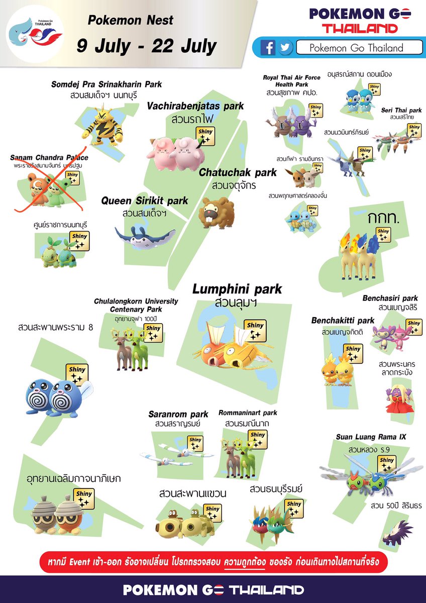 Pokemon Go Thailand Nest Migration In Bangkok Pokemongonest ポケモンgo ポケモンgoタイ Pokemongo Pokemongo Pokemongothailand Pokemongothailand T Co Idaq4vfbje