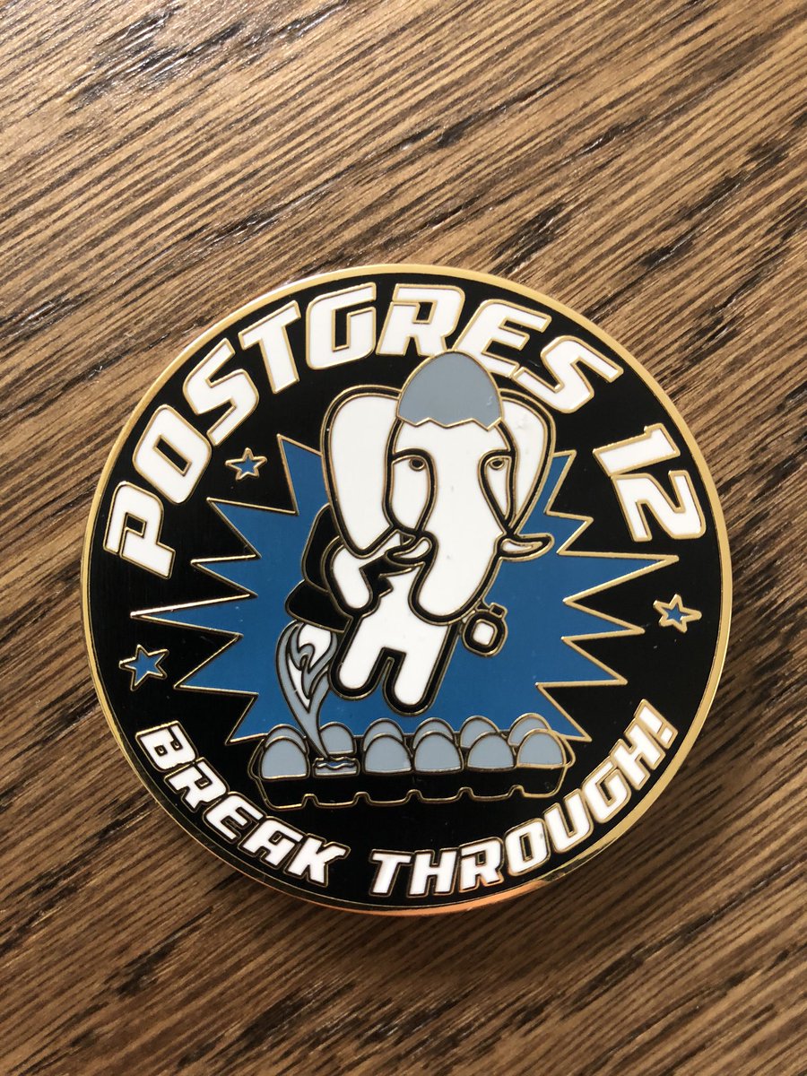 Wow, that’s a really awesome surprise! Thank you, #postgresql #postgresfriends