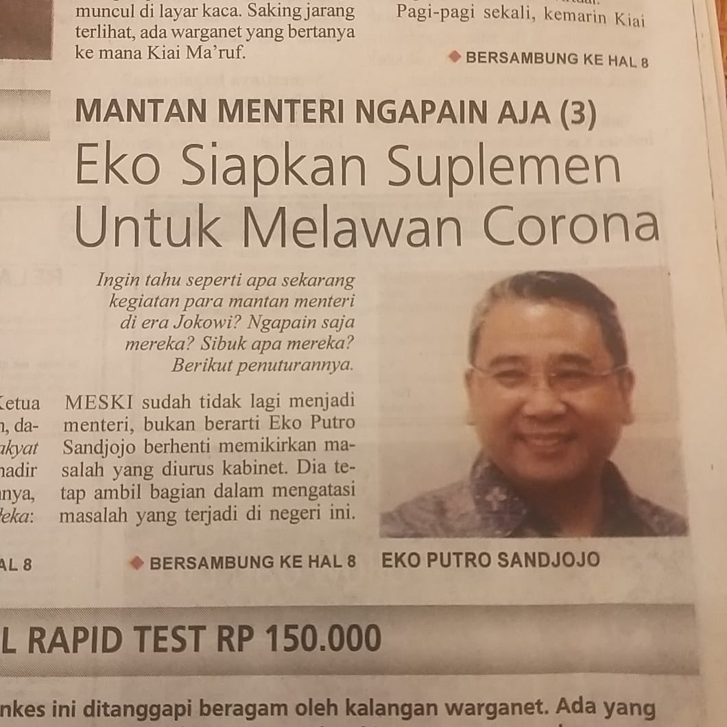 EkoSandjojo's tweet photo. Mudah2an bisa menjadi solusi utk Indonesia &amp; masyarakat bisa beraktivitas normal kembali shg ekonomi kita tdk terpuruk.Rhea Health Tone tlh berhasil dlm uji invitro thd virus Covid19 di universitas di Texas, Amerika.di Indonesia berhasil dalam uji Invitro thd Virus Corona IBV https://t.co/RdbwYePVif