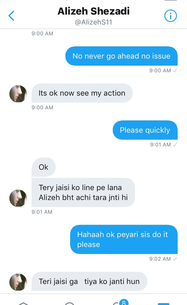 HmalFe's tweet photo. @CYbRNIGHt ///////@AlizehS11 
Zamad Malik 

Waoooow 👏 Alizesh I like your Actions //Zamad good Game::/ https://t.co/ovlbJs11b9