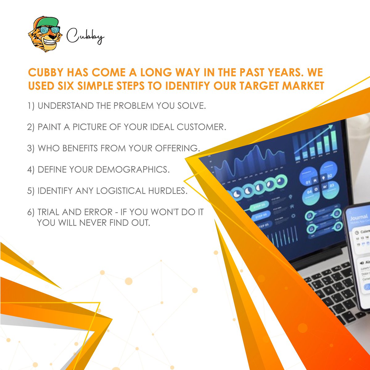CubbyPk's tweet photo. Six simple steps to identify your target Market. 
#Cubbypk #Cubbycouk #GrowingWithStyle 
https://t.co/CDIFSG9Ib4 https://t.co/l6SjNBzy1C