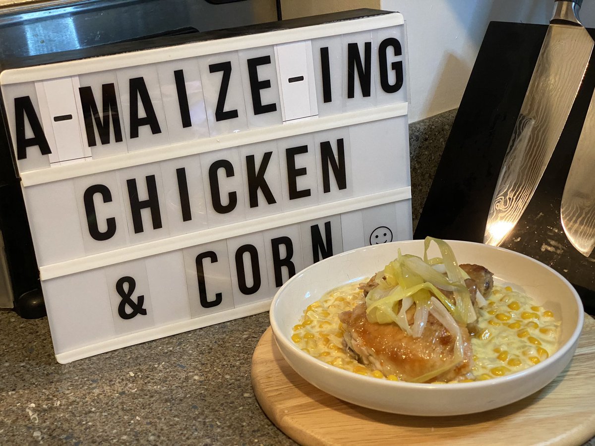 MrTof101's tweet photo. A-maize-ing Brick Chicken with Creamed Corn and Spring Onion Relish, all three element work well together, nice one @sortedfood #3down3togo follow us at https://t.co/PZpmv4BacA https://t.co/S2mgv6yNAU