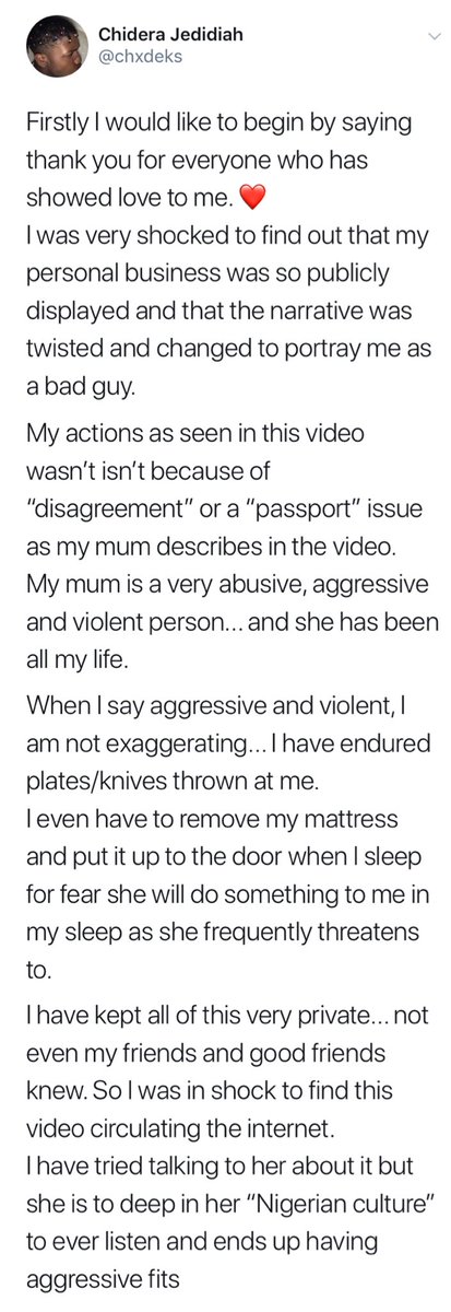 - Boy in the viral video destroying his mom’s properties, after a disagreement reacts.  #Thread