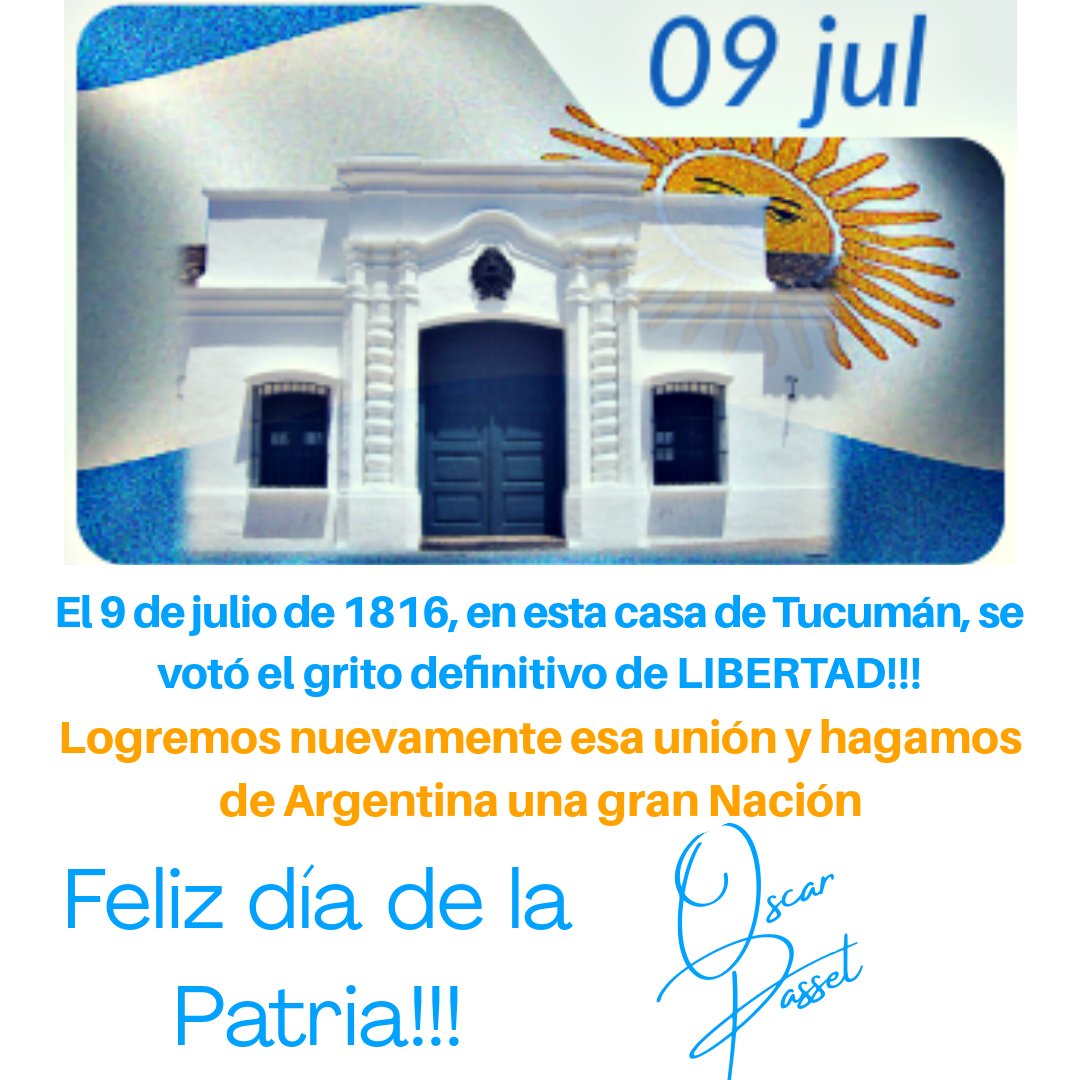 #DiaDeLaIndependencia #ArgentinaUnida #Argentina #vivalapatria #CasaDeTucuman #felizdiadelaindependencia