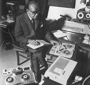 MetascienceITC's tweet photo. Konstantin Raudive was a Latvian psychologist who was also one of the earliest pioneers of Electronic Voice Phenomenon (EVP). During his experiments he recorded over 70,000 anomalous voices on tape. He also wrote the first book on EVP that was published in English. #Paranormal https://t.co/T0OhxjdLA9