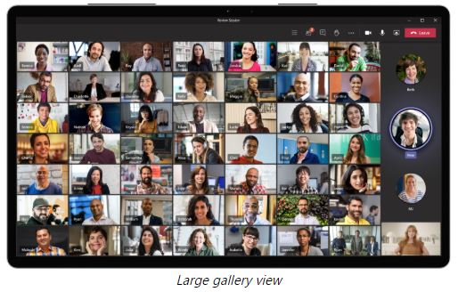 _OMTechnologies's tweet photo. See video of up to 49 people in a Teams meeting simultaneously, coming to you this August. Yay!🤓🤓 https://t.co/OhClJomZ2Y