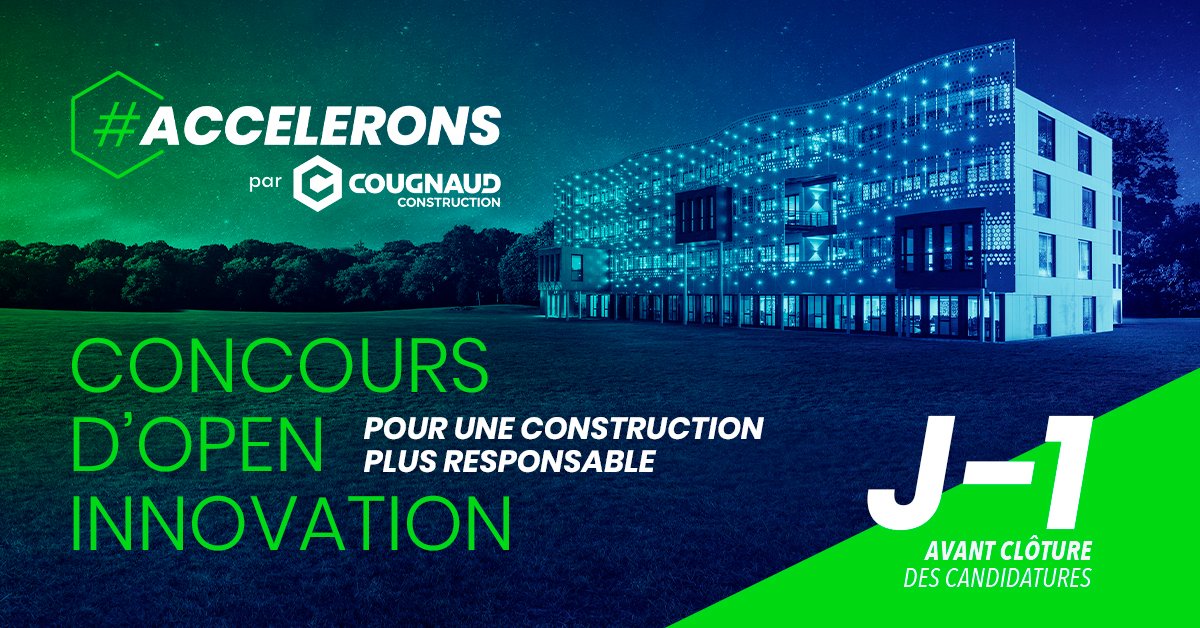 J-1 Demain, fermeture des inscriptions au concours d’Open Innovation #ACCELERONS !