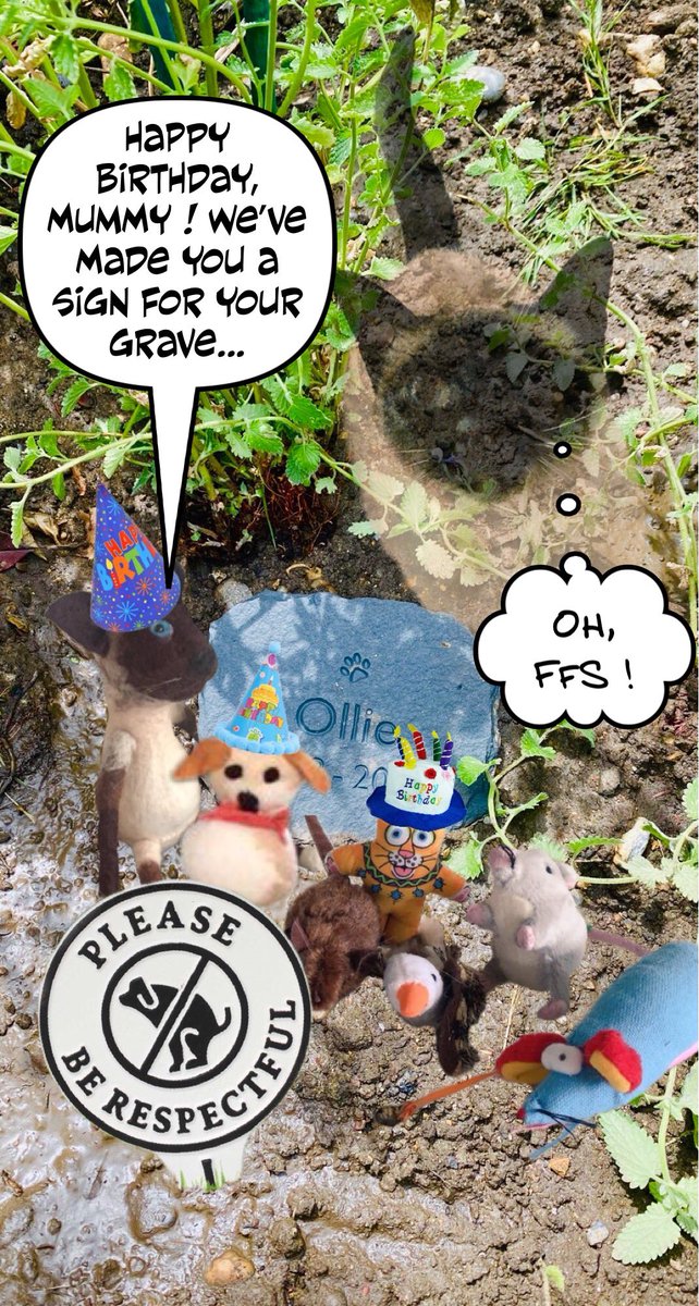 olliecomicstrip's tweet photo. I see that #BBMT, #BlueMousey and the rest of the gang have brought @myleftfang a Birthday present โค๏ธ๐ https://t.co/ULKbm8TXNv