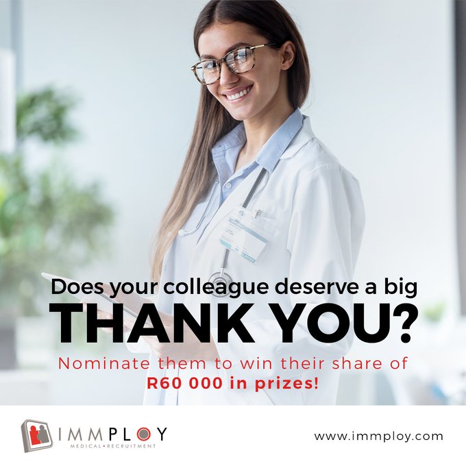 stacey_immploy's tweet image. "Thank You, Our Heroes
In recognition of our healthcare professionals, we would like to say thank you for their commitment and the difference they make every single day"

Calling all Medical Professionals. 
Nominate your hero !!! 
immploy.com/thankyou/ 
#Immploy #Immploycares