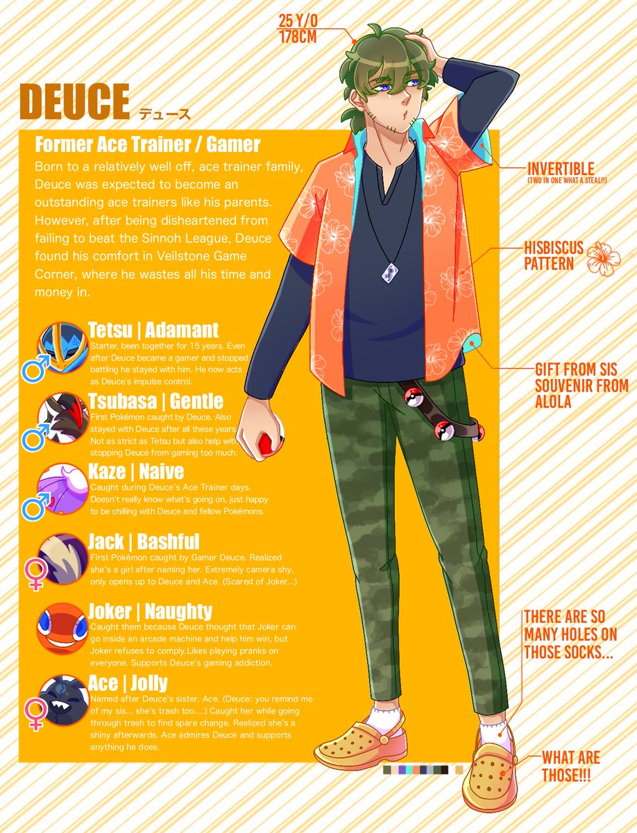 Nicole Pkmn Mv K Lled Me On Twitter Deuce Former Ace Trainer Current Gamer Who Spends All His Time At The Veilstone Game Corner Is Trying His Luck At Pokemon Battles Once More At