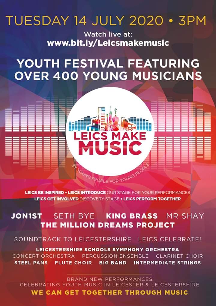 Music at Winstanley (@winstanleymusos) on Twitter photo Looking forward to this <a href="/WinstanleySch/">Winstanley School</a>!
Tuesday 14th July 3pm 🎶 online music festival 🎶 5 stages 🎶 bit.ly/leicsmakemusic Looking forward to this <a href="/WinstanleySch/">Winstanley School</a>!
Tuesday 14th July 3pm 🎶 online music festival 🎶 5 stages 🎶 bit.ly/leicsmakemusic