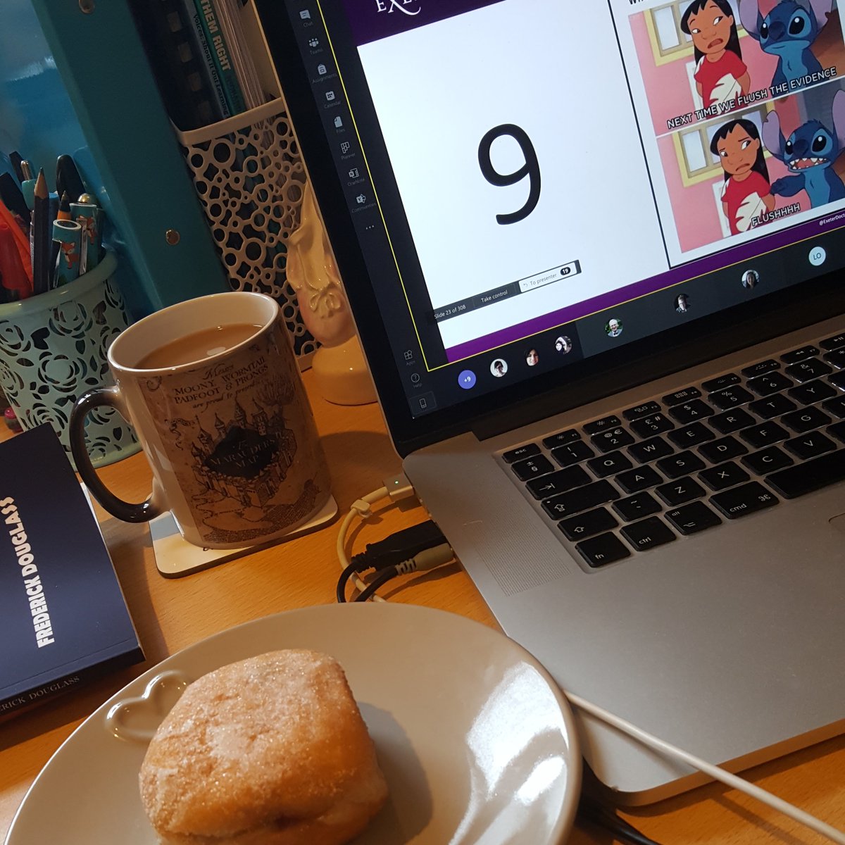 AbbieOBri1's tweet photo. Co-facilitating my first all-day writing retreat with @Preece_Kelly today. Here's to hopefully many more.
#shutupandwrite #harrypottermug #anotherdayanotherdoughnut https://t.co/5DvG7nOmAh