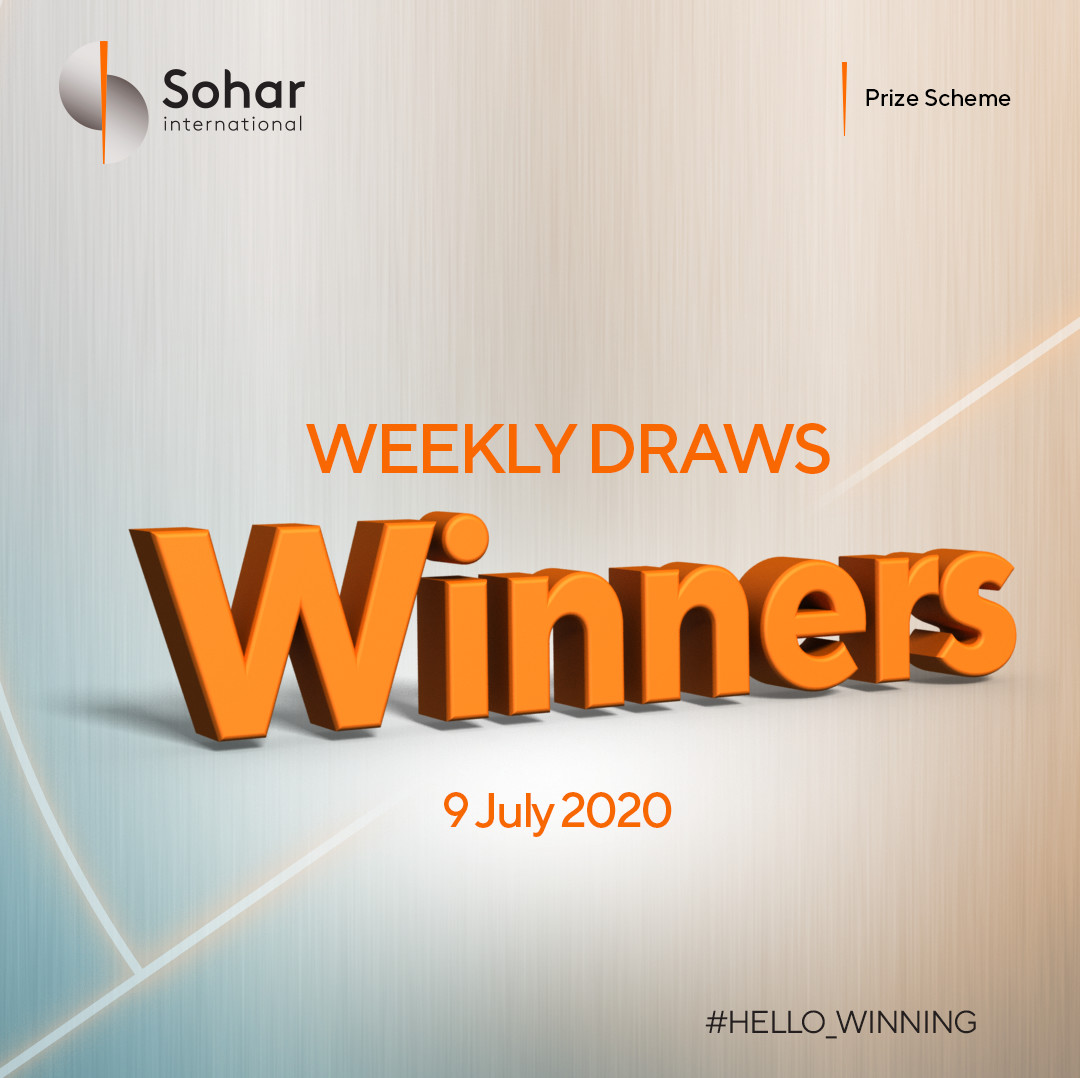 sohar_intl's tweet photo. Congratulations to our lucky weekly winners of our Sohar | Prize Scheme 2020!
Start saving today and stand a chance to be our next winner. For more information, contact us on
24730000 or visit https://t.co/xJpVZBGWta
#Hello_Winning https://t.co/3tkSGGFux4
