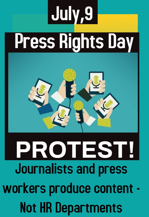 ojhaanjali's tweet photo. Would the pen be free if a sword always hangs on the scribe? More than a thousand journalists have been sacked recently, thousands more likely to lose jobs.
#PressRightsDay https://t.co/umAUrZxekp