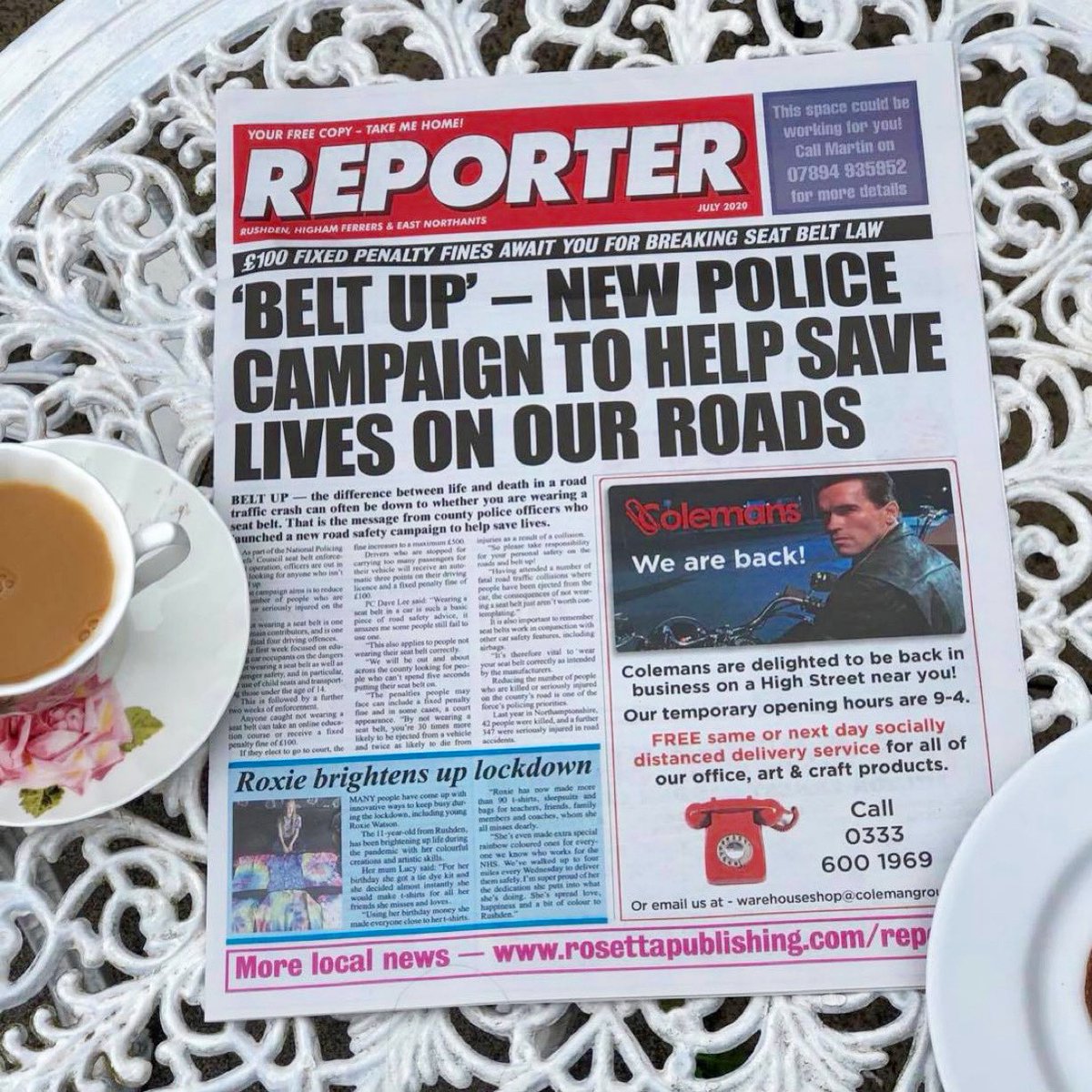 RushdenReporter's tweet photo. Want 12,000 homes to read about your business? Get in touch now to advertise in next months #RushdenReporter email 👉🏽 martin@rosettapublishing.com
#Rushden #Northants #northampton #northamptonshire #localnews #advertise #ad #advertisement #help #supportlocal #smallbusinessowner https://t.co/lSTguKByks