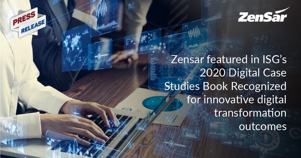 zensar (@zensar) on Twitter photo Zensar gets featured in <a href="/ISG_Insights/">ISG Research</a> Digital Case Studies Book for showcasing digital excellence, innovation and client success. Read #pressrelease here. zensar.co/3ekXhvr
<a href="/skishore/">Sandeep Kishore</a> <a href="/PrabhuAradhana/">Aradhana Prabhu</a> Zensar gets featured in <a href="/ISG_Insights/">ISG Research</a> Digital Case Studies Book for showcasing digital excellence, innovation and client success. Read #pressrelease here. zensar.co/3ekXhvr
<a href="/skishore/">Sandeep Kishore</a> <a href="/PrabhuAradhana/">Aradhana Prabhu</a>