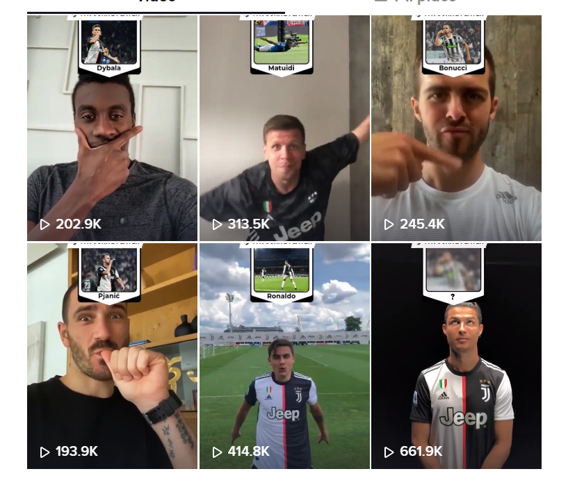 TwittaCalcio's tweet photo. #CIAOJUVE la @juventusfc è su @TikTok_it
https://t.co/ofXN0BalMK
Buon divertimento con la #challenge con le esultanze dei calciatori bianconeri! #TikTok 
#Dybala #cr7 #pjanic #Juventus https://t.co/8elHJBQIDs