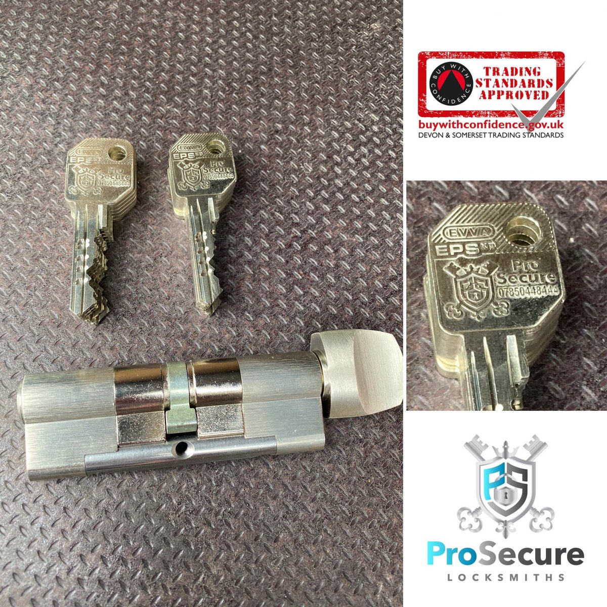 prosecurelock's tweet photo. Another customer in #Paignton opted for our restricted section keys on an BS rated Evva modular cylinder. The perfect solution for holiday apartments and tight key control, no extra keys being cut without the owner’s consent @BWCsouthwest @AldridgeSec @TorquayNetwork #BoostTorbay https://t.co/ebEU1iYoVN
