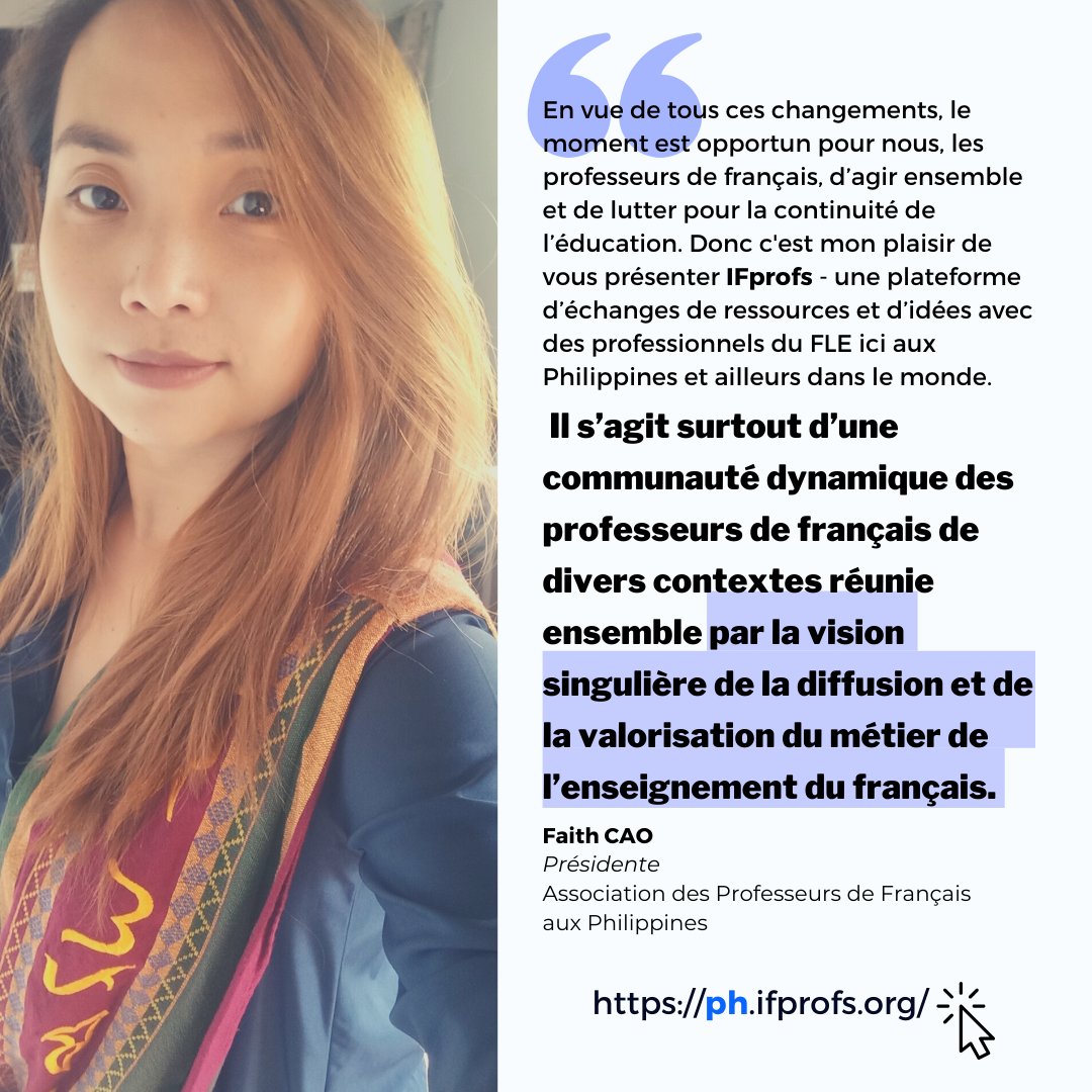 apfphl's tweet photo. Écoutez le discours entier de la présidente de l'Association des Professeurs de Français aux Philippines, Faith CAO.

➡️ https://t.co/1QcwKBoXM8

🎉 Tentez de gagner votre copie du Bescherelle !
Pour plus d'info, consultez : https://t.co/WUrp4fstib https://t.co/Yc0Gr5NOA5