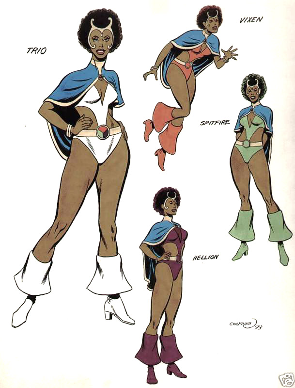 "Storm is perhaps the best example of how a character's look develops from creative conception to creative result. ... Wein and [editor Roy] Thomas had conceived of a male X-Man with the power to manipulate weather…. 2/4