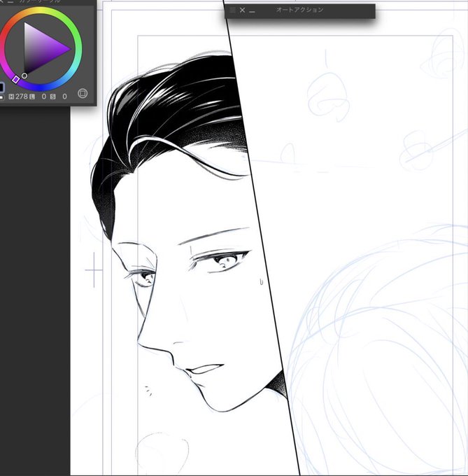 いい顔描けた…☺️ 