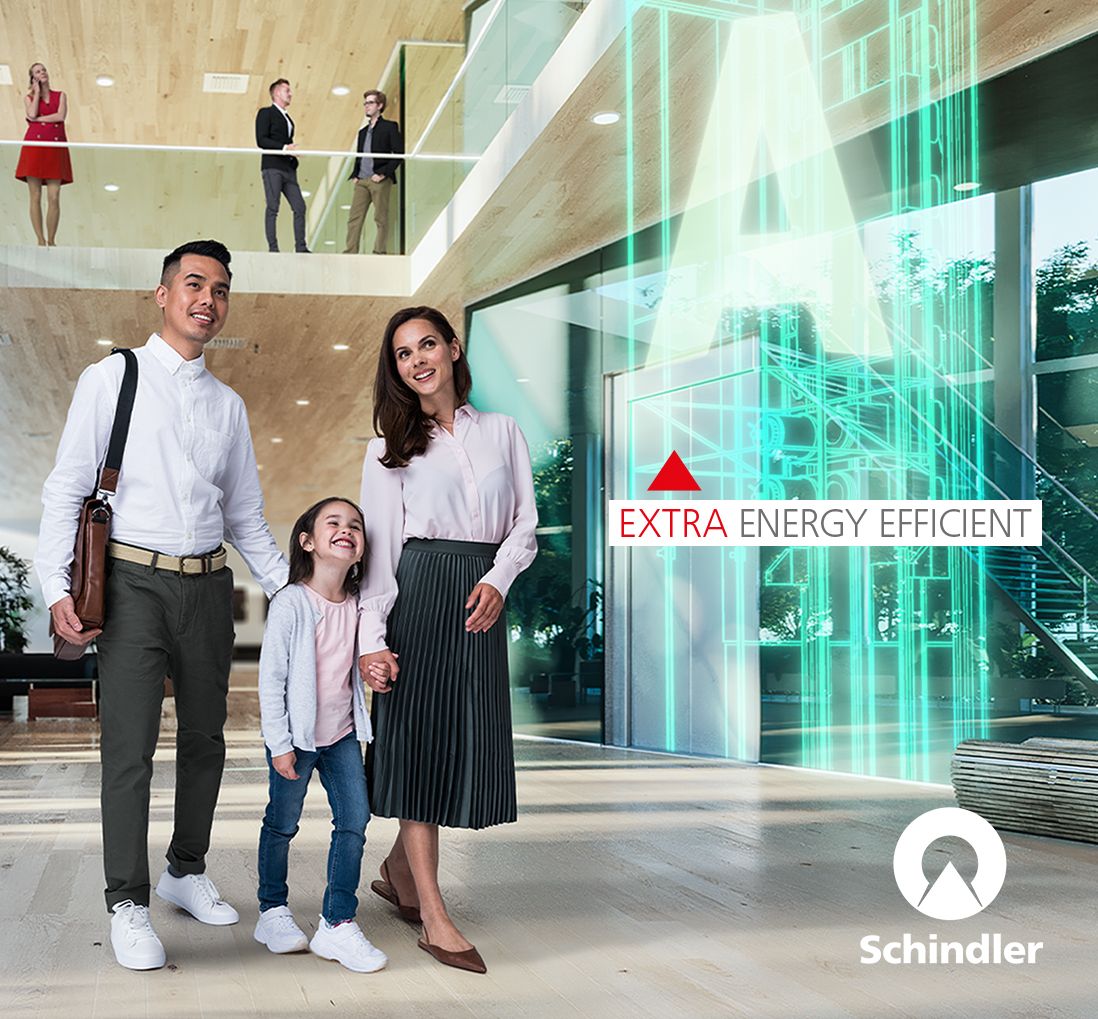schindlergroup's tweet photo. Our new modular Schindler 1000, 3000 and 5000 elevators save up to 35% energy against any conventional system. Find out how we add the EXTRA to the ORDINARY at https://t.co/QowDXPZqAh
#Schindler #AddingTheExtra #sustainability #energyefficiency https://t.co/PNWJePtUR6