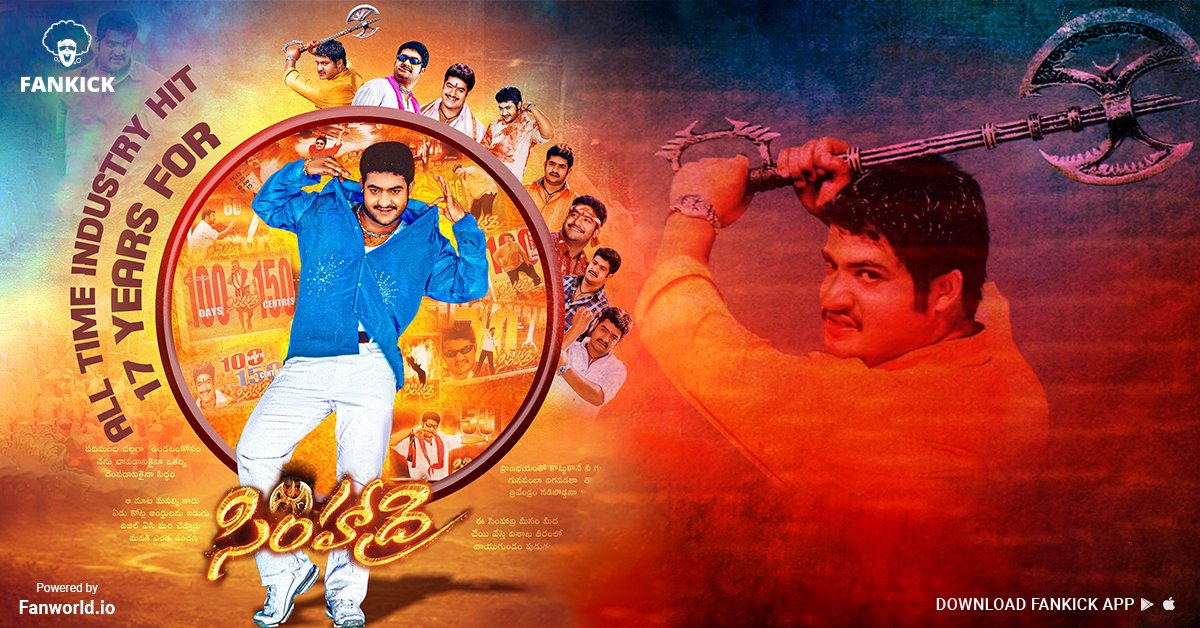 FanKickTolly's tweet photo. పది మంది చల్లగా ఉండడం కోసం
చావడానికైన ఒకర్ని చంపడానికైనా సిద్దమే..
 
#Simhadri completes 17 years #17YearsForIHSimhadri #JrNTR https://t.co/S7HiXe0n4L