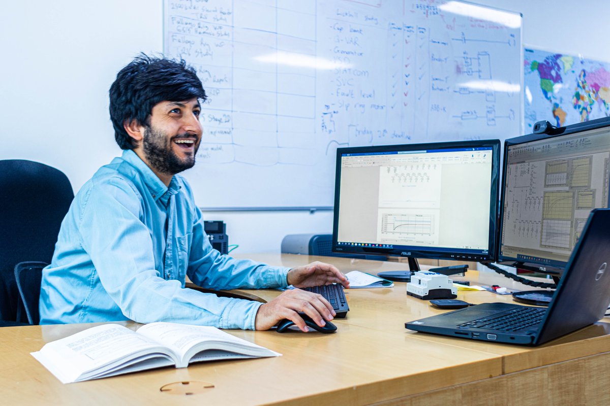 Manufacturing is starting up again, with our #SystemStudies division in full swing. After a long #lockdown period, we're excited to be back in the office to help clients with new connections and grid code compliance. 
#backagain #renewables #powersystems