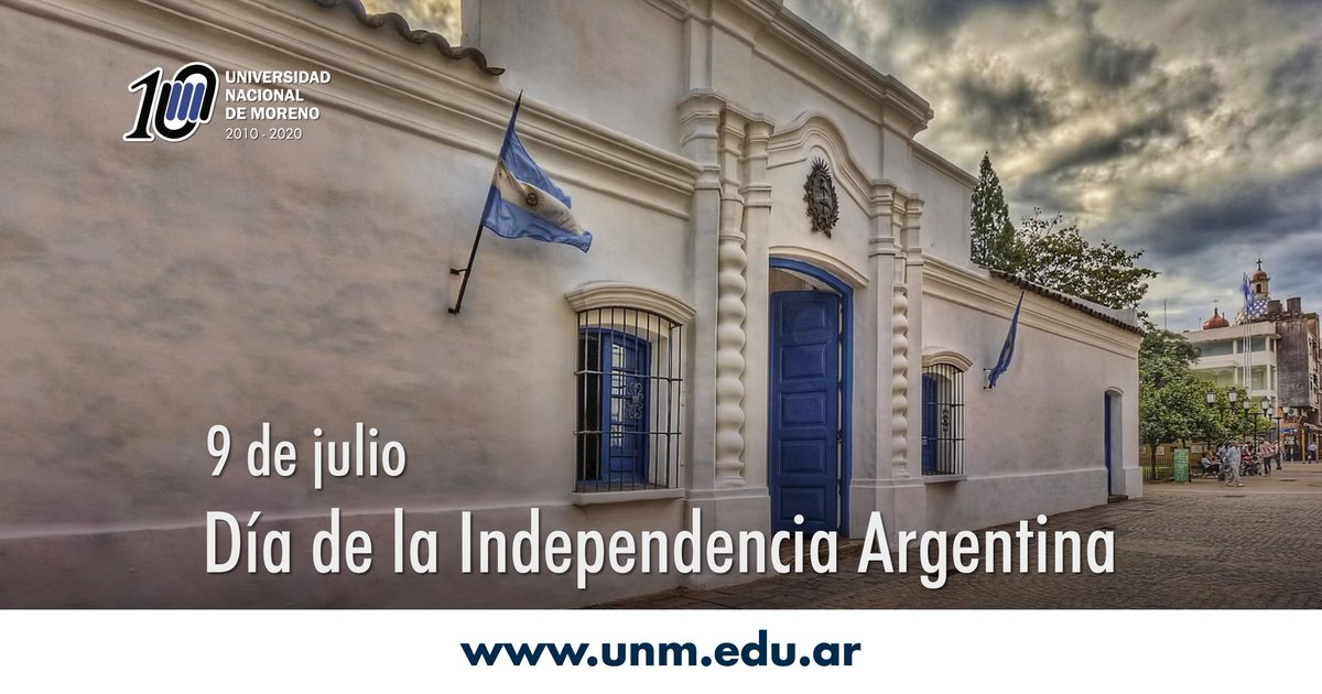 unimoreno's tweet photo. #EfeméridesUNM Hoy celebramos nuestra Independencia 🇦🇷

Invitamos a acceder al espacio conmemorativo institucional, que contiene una reproducción del Acta original y sus versiones en quichua y aymara, además de algunas obras representativas de la época: https://t.co/WLVPqNRHrF https://t.co/rkZU7xBglB