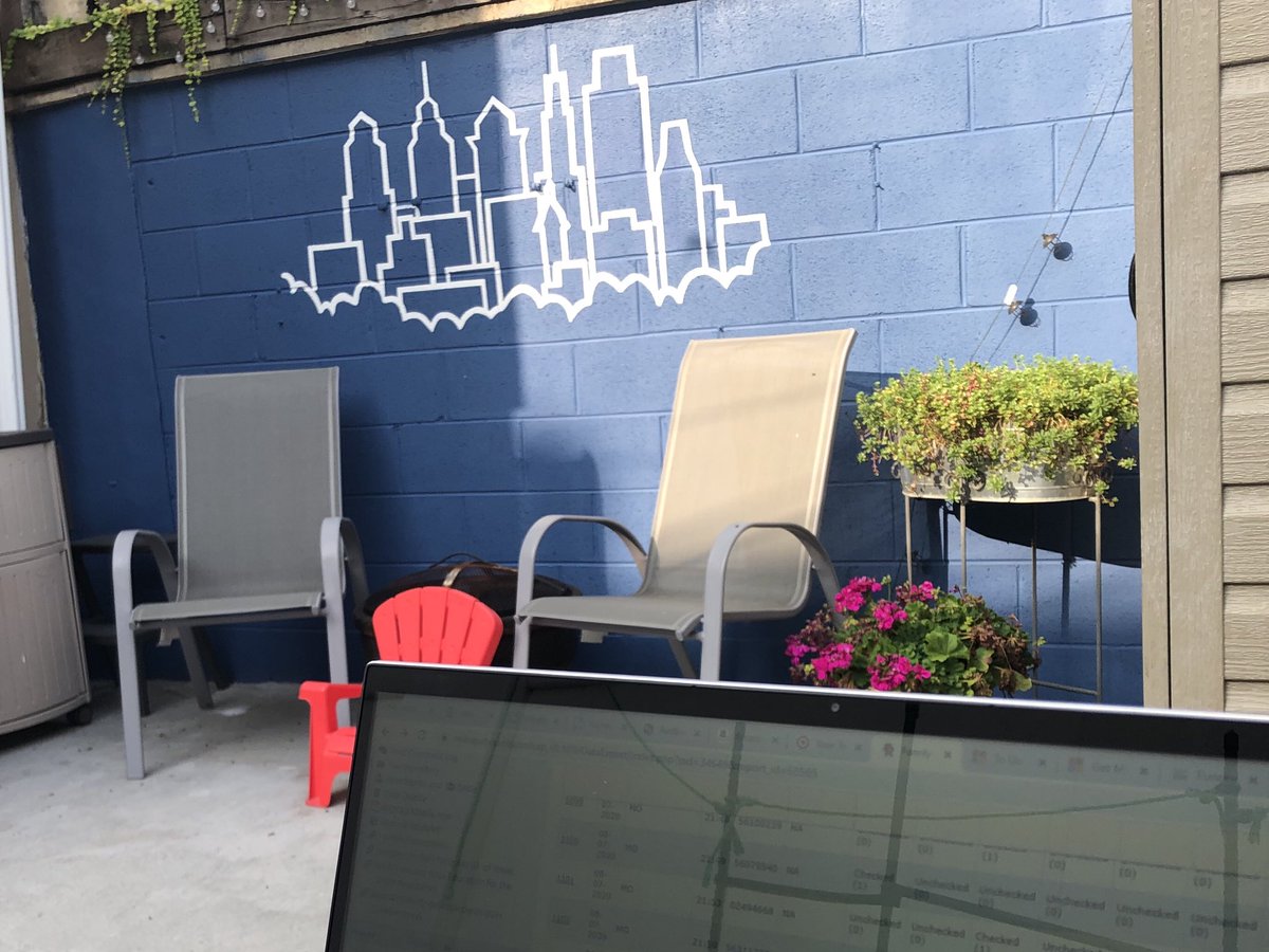 LaurenVonHoltz's tweet photo. Feeling grateful today for a quiet morning outside and an internet connection that stretches to my backyard.  #WorkFromHome #distantwork #PedsEM https://t.co/9lTE9aqzTy