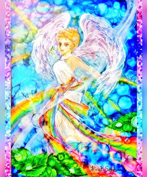 翼のある女神のtwitterイラスト検索結果