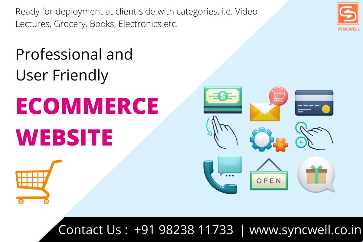 syncwellinfo's tweet photo. Sell Anything ONLINE through professional and User Friendly ECOMMERCE WEBSITE.

#ecommerce #business #entrepreneur #ecommercebusiness #onlineshopping #fashion #website #onlineshop #onlinebusiness  #shopping #ecommercewebsite #onlinevideolectures #grocery #books #electronics https://t.co/5D6YCi7YZM