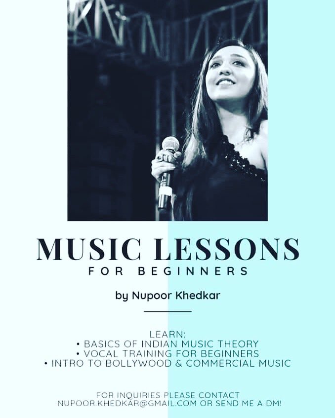 Hello, lovely people! My daughter, Nupoor, has stared her online music classes. If this is something you’d like to take up, please reach out to her via email (nupoor.khedkar@gmail.com) or send her a DM on Instagram (@nupoorkhedkar).
Thank you and looking forward! 💛