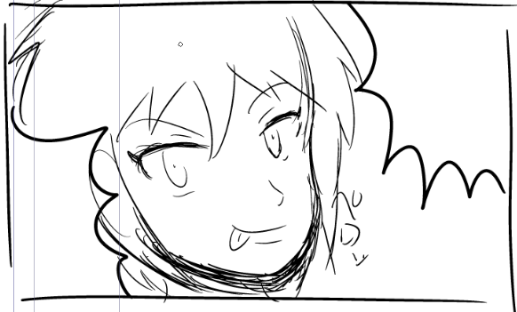 この子がご飯食べるだけの漫画描きます 