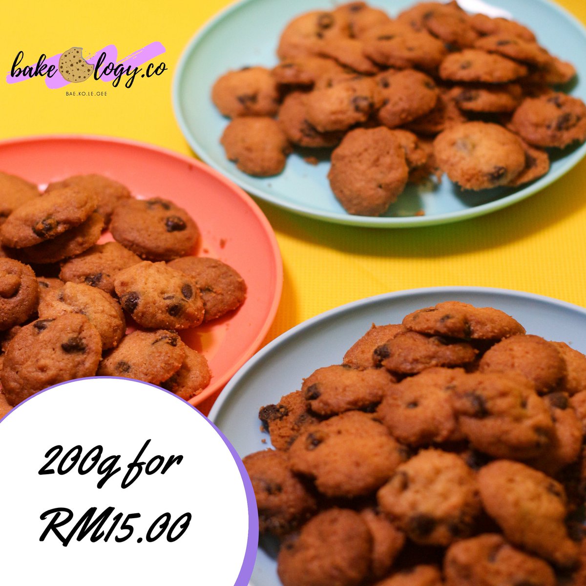 bakeology_c's tweet photo. Have you tried our delicious chocolate chip cookies yet? 😅 NO?! DM us to place your order now. You don’t know what you’re missing out 🍪🍪🍪✨ https://t.co/uwHYKJHTVF