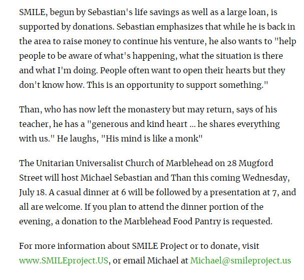  #Justice District Report + 2012 MSM ArticleSMILE FOUNDER CHARGED W/Exploiting Boys In Laos [alleged] trading rent for sexual favors Michael Sebastian  #ChildPredator  SMILE, Supporting Monks In Learning English #Rabbitt  #Lelling https://tinyurl.com/ydeb8sly&nbsp;