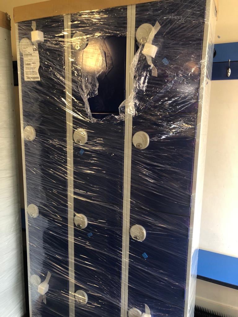 TGSNorthampton's tweet photo. Delivery! Who could these lockers be for? #gettingreadyforseptember #OlicatCommunity https://t.co/M4JzxO2LVK