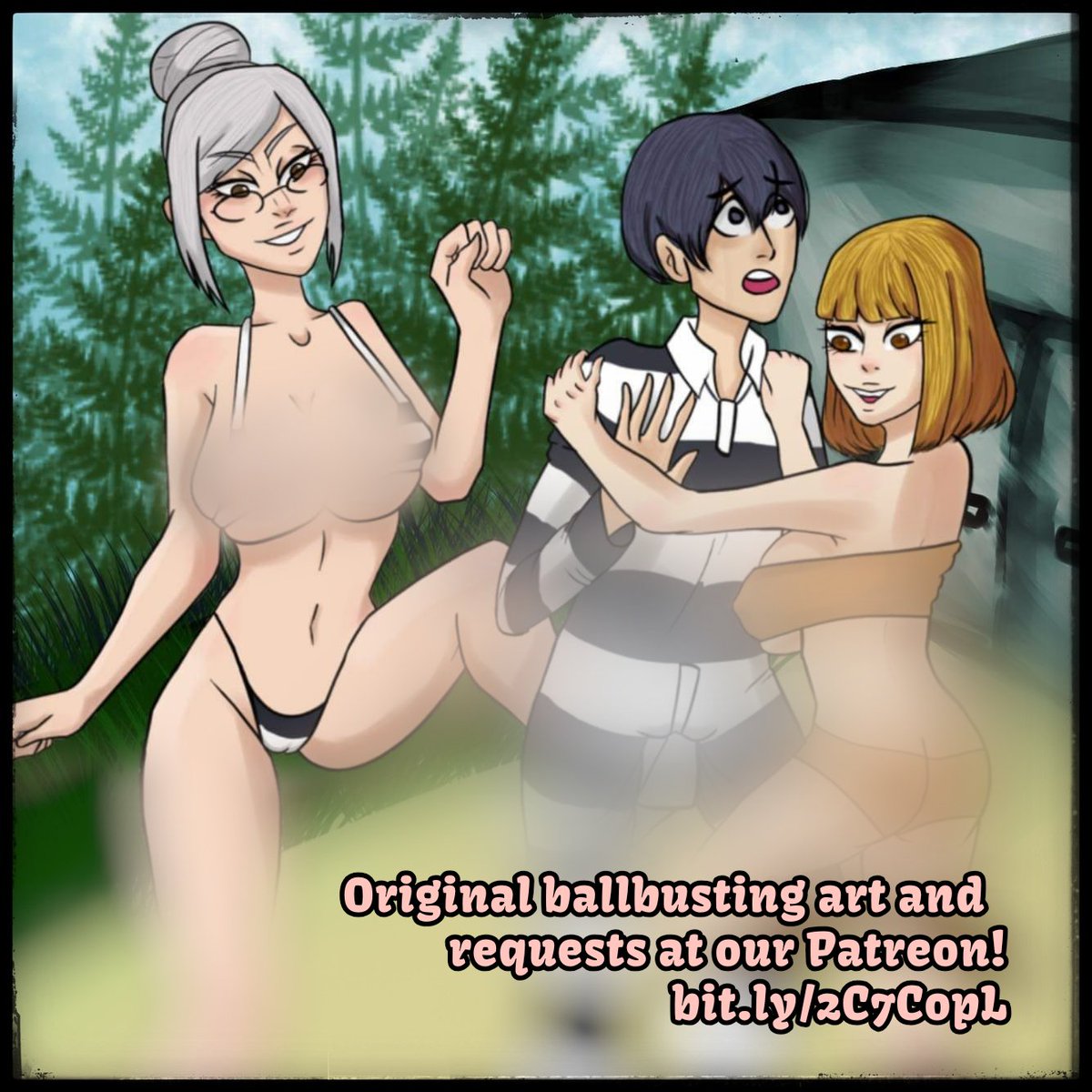 ballbustingart's tweet image. Meiko and Hana crushing Kiyoshi's nuts! 

Support our ballbusting artists at bit.ly/2C7CopL or 
patreon.com/ballbustingcom…

#ballbusting #prisonschool #original #character #oc #fantasies #kickintheballs #writing #story #fantasy #artistsupport #art #金蹴り #玉責め