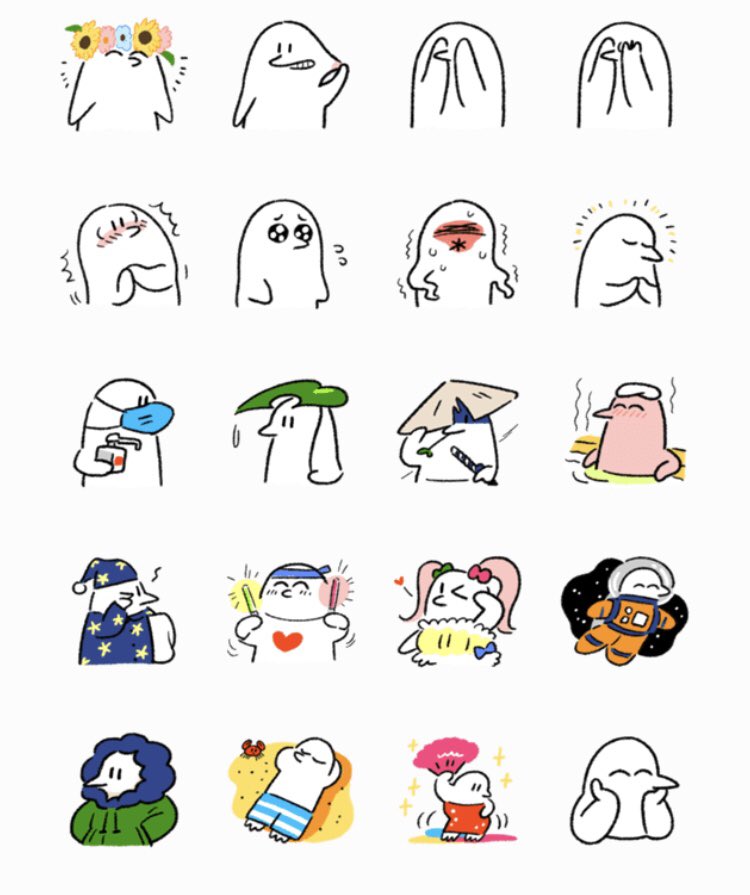 ペンギンの謎スタンプの第2弾もできました
ペンギンのいろいろな姿、いくらでも描ける
https://t.co/Aclef0cX3Z 