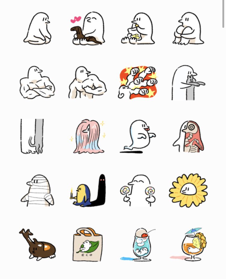 ペンギンの謎スタンプの第2弾もできました
ペンギンのいろいろな姿、いくらでも描ける
https://t.co/Aclef0cX3Z 