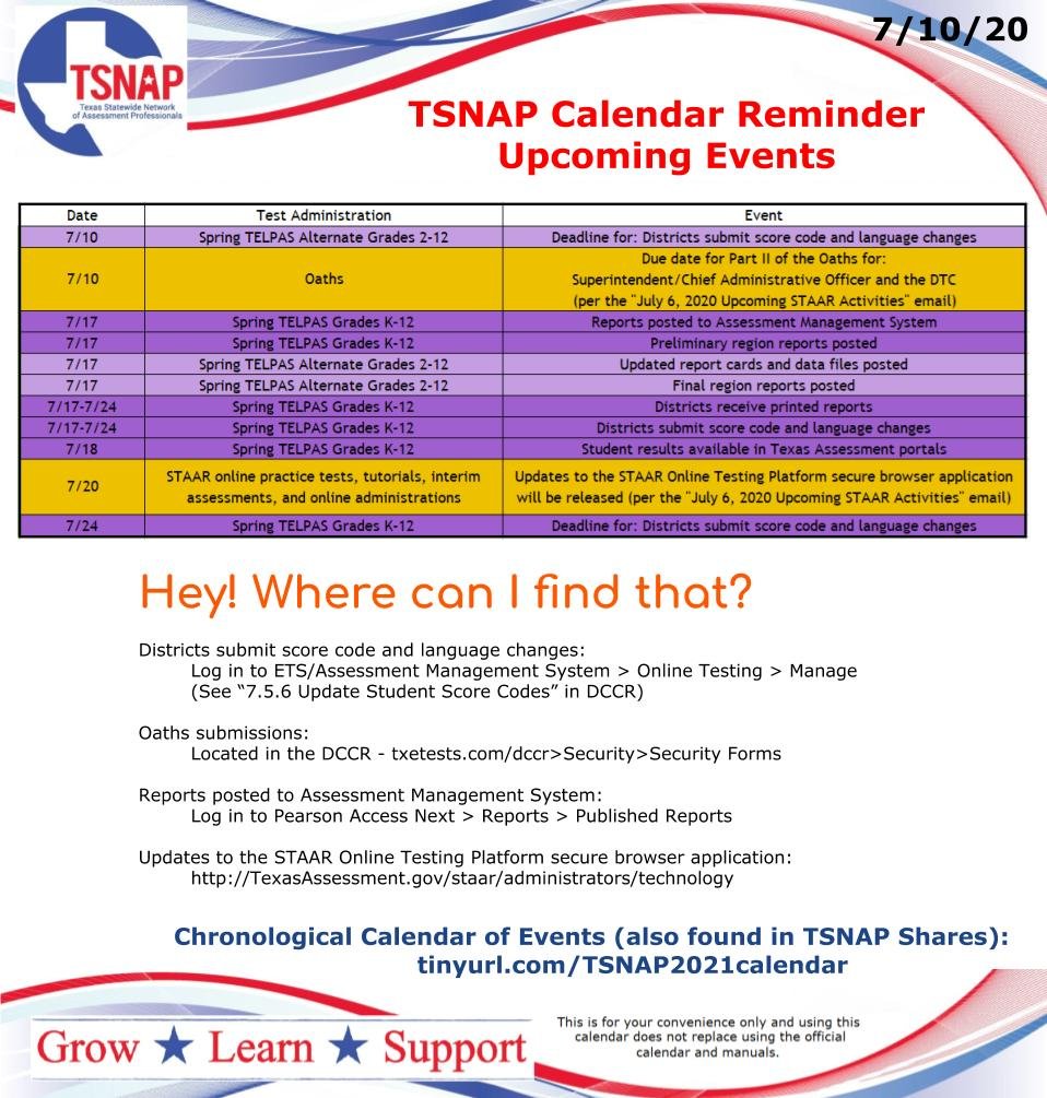 JamieHBarron's tweet photo. TSNAP Calendar Reminder 7/10/20 Upcoming Events - a day early! @tsnaptalk #tsnap
There are actually activities to do! I also brought back the "Hey! Where Can I Find That?" section
Link in image: https://t.co/uD2EavUJyG
https://t.co/KLqrxXYxVJ
https://t.co/vLxxyfIEOW  ***New Link! https://t.co/0yGk6g4ZTp