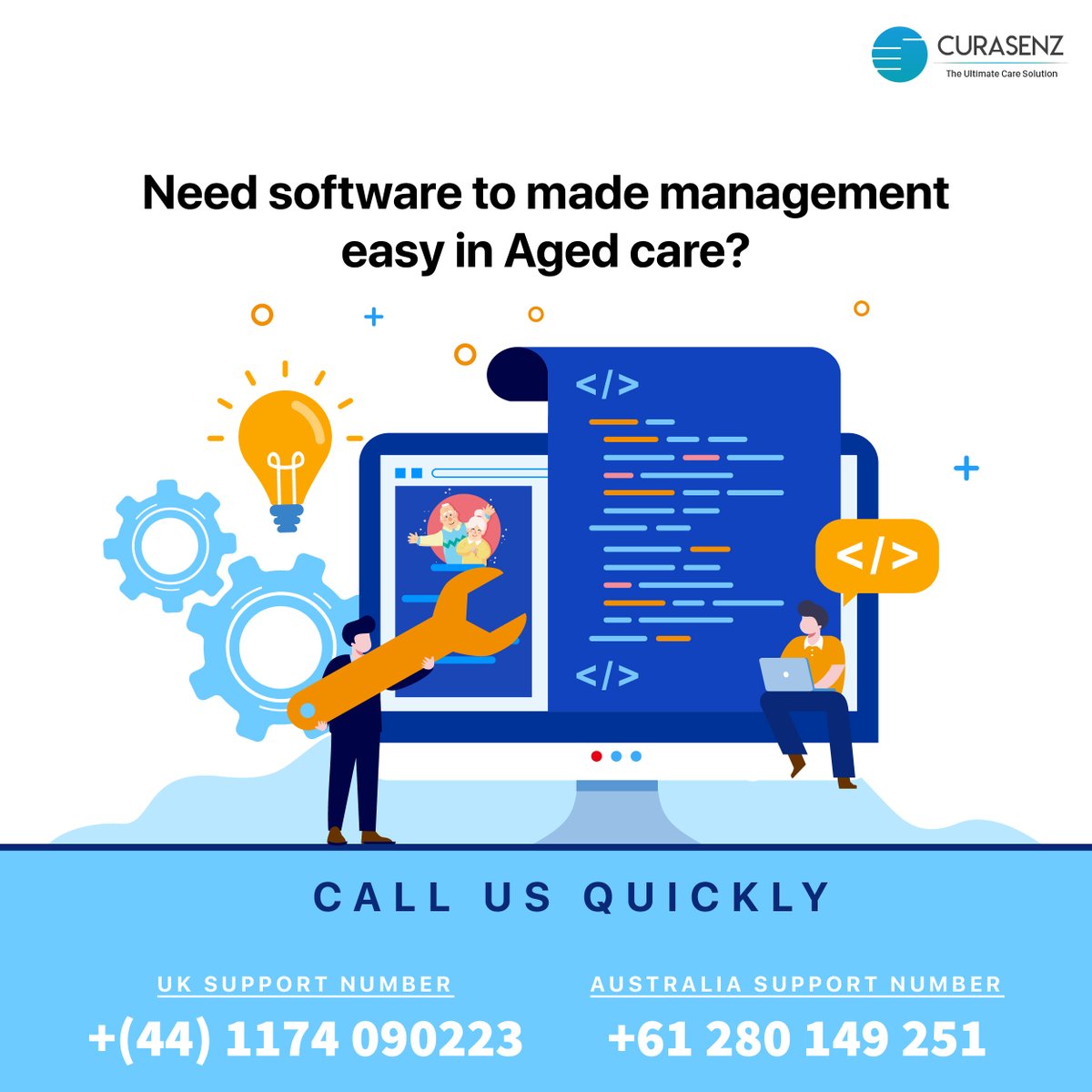 curasenz's tweet photo. Curasenz is special software which made management easy in Aged care. Get it quickly and get easy care ever.

For more info:
UK support number 📞-+(44) 1174 090223
Aus support Number 📞 +61 280-149-251

#Agedcaresoftware #Healthcaresoftware
#Residentialhealthcare https://t.co/NwM8GoFrj4