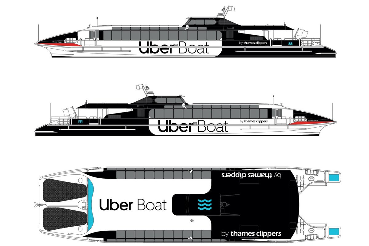 Is it a car? Is it a bike? No, it's <a href="/Uber/">Uber</a> Boat ⛴️

Launching in London this summer. 

More details here 👉ow.ly/bPDJ50AsSRB