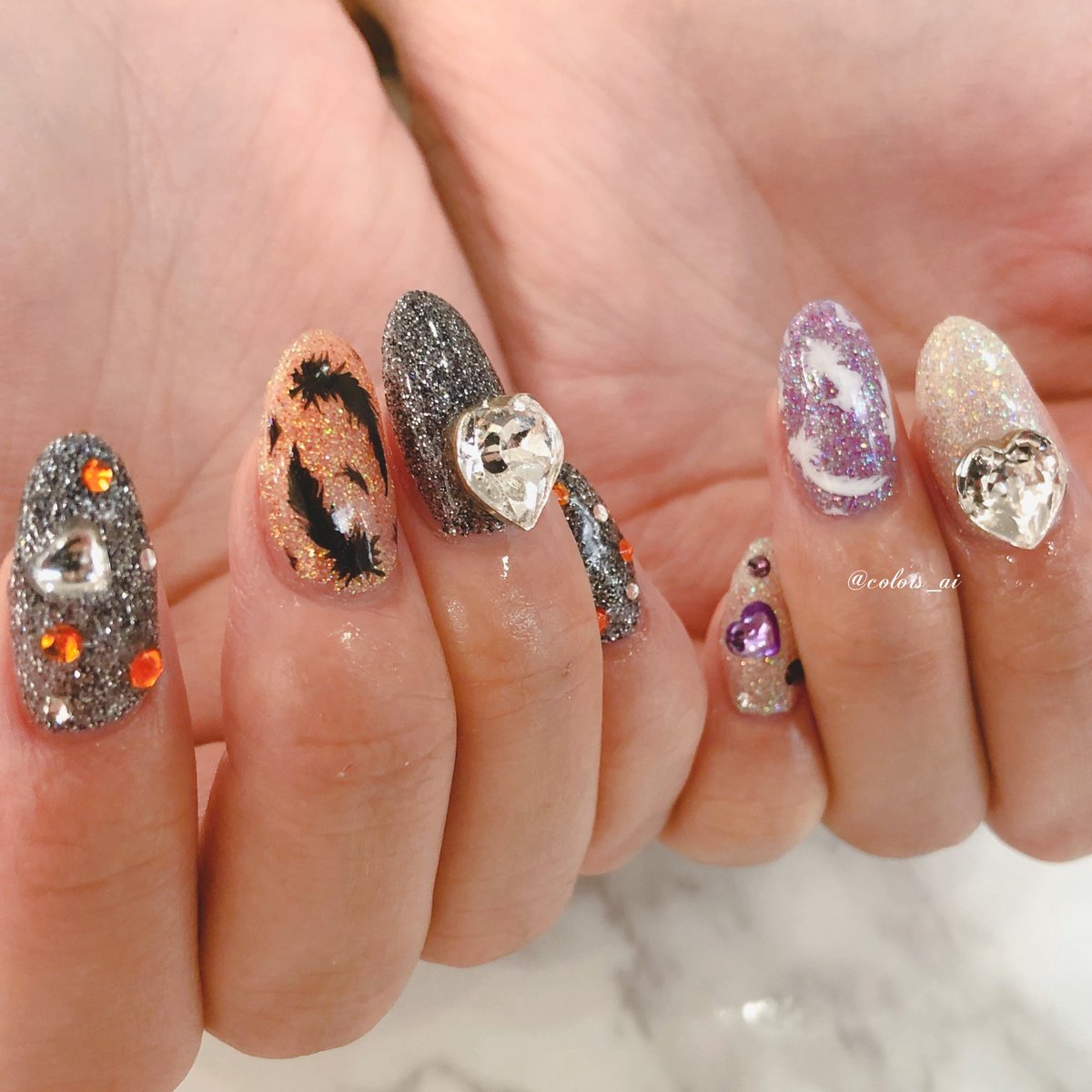 ハイキュー お客様オーダー ハイキュー 月島蛍 天童覚 痛ネイル キラキラの学校カラーと Color Sすずきあいのイラスト ハイキュー お客様オーダー ハイキュー 月島蛍 天童覚 痛ネイル キラキラの学校カラーと Color Sすずきあいのイラスト