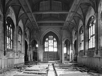 4. St Saviour's Bolton, by Paley & Austin (1885, demolished 1975). The extraordinary St George's Stockport gives a sense of what a loss this was. Picking this partly for Ian Nairn's thundering & very moving tv eulogy for it:  (watch from 8.00)