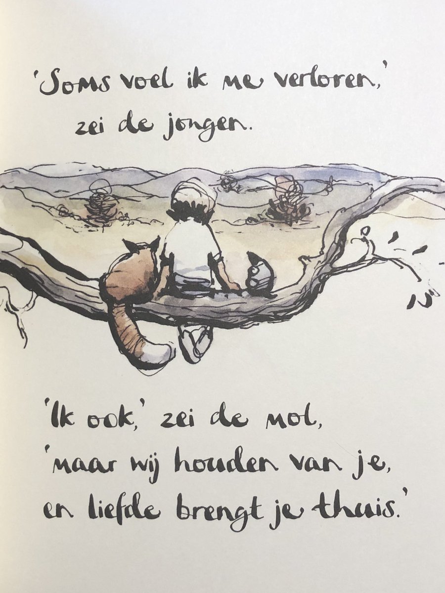 vriendelijke groet Plenaire sessie bord Aytun on Twitter: "Voor wie dit vandaag nodig heeft. Uit het boek van  ⁦@charliemackesy⁩ “De jongen, de mol, de vos en het paard”  https://t.co/cOURHBUUdX" / Twitter